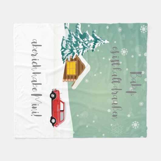 Kuscheldecke Mini Cooper Fleecedecke Decke (Vorderseite (Horizontal))