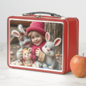 Kuschelfreunde im Herbstzauber Metall Brotdose (Beispiel)