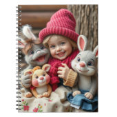 Kuschelfreunde im Herbstzauber Notizblock (Vorderseite)