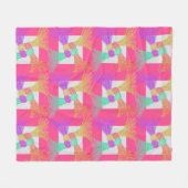 Kuschelige Bunte Fleece-Decke 127 cm x 152 cm Fleecedecke (Vorderseite (Horizontal))