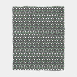 Kuschelige Fleece-Decke mit modernem geometrischen Fleecedecke