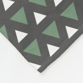 Kuschelige Fleece-Decke mit modernem geometrischen Fleecedecke (Ecke)