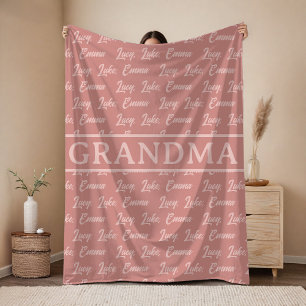 Kuschelige personalisierte Decke als Geschenk für