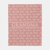 Kuschelige personalisierte Decke als Geschenk für (Vorderseite)