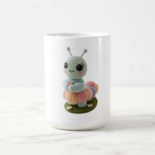 Kuschelige Raupe Ein Launischer Häkelfreund T-Shir Kaffeetasse