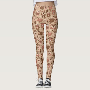 Kuscheliges Kaffeetassen-Muster (1) Leggings