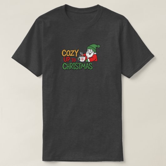 Kuscheliges Weihnachtsdesign T-Shirt (Design vorne)