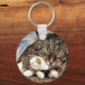 Kuschelkatze Schlüsselanhänger (Vorderseite)