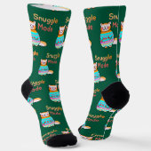 Kuschelmodus Kuschel-Gingst-Katzen-Socken Socken (Gewinkelt)