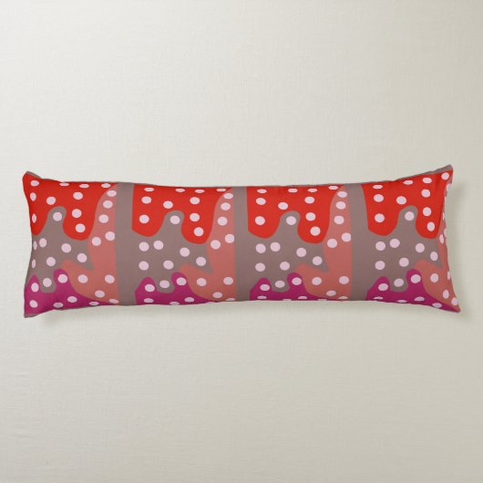 kuscheln Sie mich! Viel Spaß gemustert Seitenschläferkissen (Rückseite)