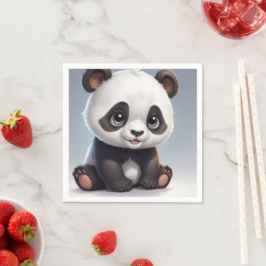 Kuschelpanda-Servietten Serviette (Beispiel)