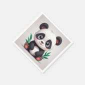 Kuschelpanda-Servietten Serviette (Ecke)
