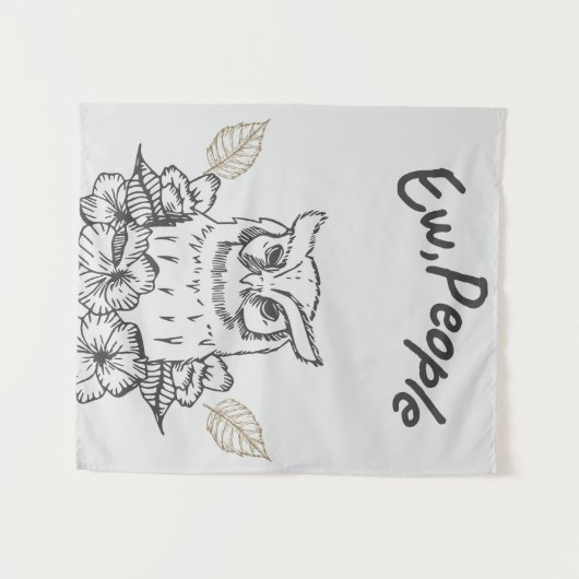 Kuscheltapatie  wandteppich (Vorderseite (Horizontal))