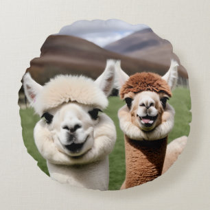 Kuscheltiere & Freundschaft Rundes Kissen