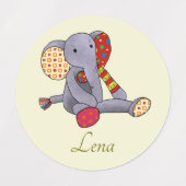 Kuscheltiere Kunterbunt Etiketten (Design 2)