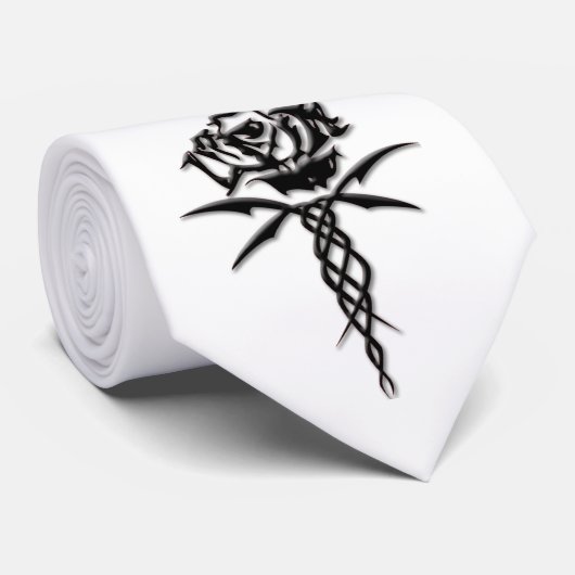 Kushiel Rose Krawatte (Gerollt)