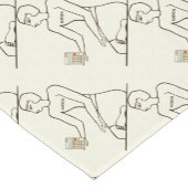 "Kushim, der Buchhalter, der einen Rechner hat" Kurzer Tischläufer (Ecke)