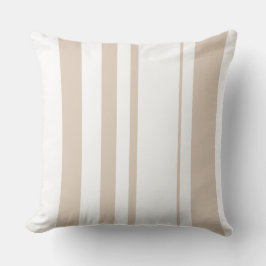 Kushions werfen - Beige Strip Kissen