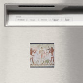 Kushites, die Tributes aus Gold tragen Magnet (In Situ (Geschirrspüler))