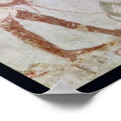 Kushites, die Tributes aus Gold tragen Poster (Ecke)