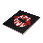 Kuss ASL Fliese (Seite)