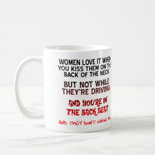 Kuss auf den Hals Lustiger Becher Kaffeetasse