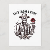 Kuss aus einer Rose Begleitkarte (Rückseite)