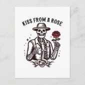Kuss aus einer Rose Begleitkarte (Vorderseite)