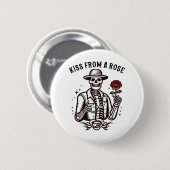 Kuss aus einer Rose Button (Vorne & Hinten)