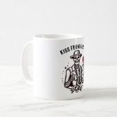 Kuss aus einer Rose Kaffeetasse (Vorderseite Links)