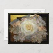 Kuss aus einer Rose Postkarte (Vorne/Hinten)