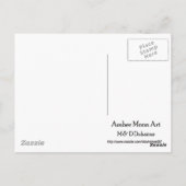 Kuss aus einer Rose Postkarte (Rückseite)