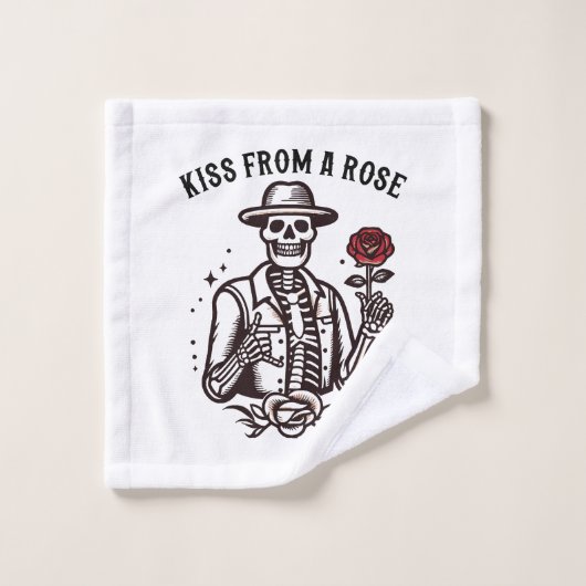 Kuss aus einer Rose Waschlappen (Waschlappen)