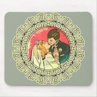 Kuss bei der Hochzeit Mousepad