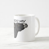 Küss... Burro Kaffeetasse (VorderseiteRechts)