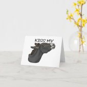 Küss... Burro Karte (Gelbe Blume)