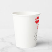 Küss das Brautparty zum Abschied Pappbecher (Rechts)