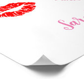 Kuss das Gästebuch des Brautparty auf Abschied neh (Ecke)