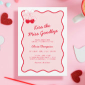 Küss das Miss-Goodbye-Brautparty Einladung