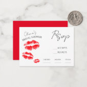 Küss, das uAwg auf Abschied zu verpassen Mitteilungskarte (Vorderseite/Rückseite Beispiel)