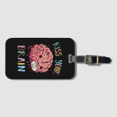 Küss deinen Hirnlehrer Gepäckanhänger (Vorderseite (Horizontal))