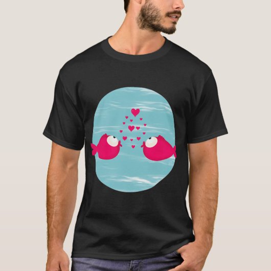 Küss den Fisch T-Shirt (Vorderseite)