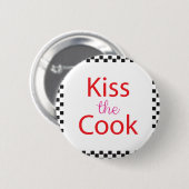 Küss den Koch Button (Vorne & Hinten)