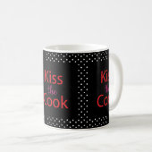 Küss den Koch Kaffeetasse (VorderseiteRechts)