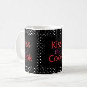 Küss den Koch Kaffeetasse (Vorderseite Links)
