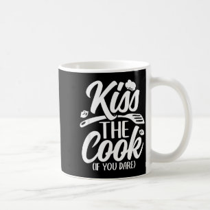 Küss den Koch, wenn du wagst Lustiger Chef Küche Kaffeetasse