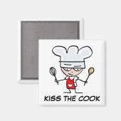 Küss den Küchenmagneten Magnet (Vorderseite/Rückseite)