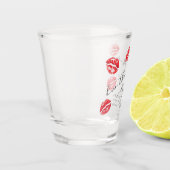 Küss den Miss-Goodbye-Junggeselinnen-Abschied Schnapsglas (Links)