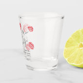 Küss den Miss-Goodbye-Junggeselinnen-Abschied Schnapsglas (Rechts)