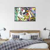Kuss der Drachengestempelten Leinwand Kunstdrucke (Insitu (Schlafzimmer))